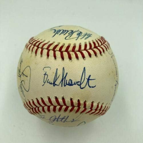 Derek Jeter Mariano Rivera Cour Četiri rookie 1995 Yankees potpisao bejzbol JSA - Autografirani bejzbol