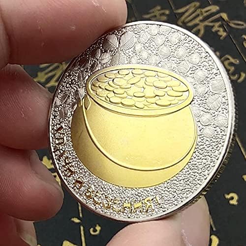 Najbolje želje za vas ruski sretni novčići kolekcionarski zlatni pozlaćeni suvenir kolekcija kolekcije kreativni poklon komemorativni