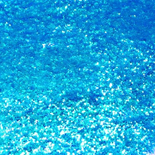 Hemway Fluorescentna plava svjetlucava svjetlucava 130 g/4,6oz prah metalna smola zanatske zanatske pahuljice pahuljice za epoksidne