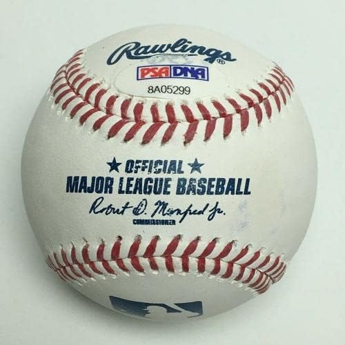 Scott Kazmir potpisao je bejzbol Major League 3 puta All -Star PSA 8A05299 - Autografirani bejzbol