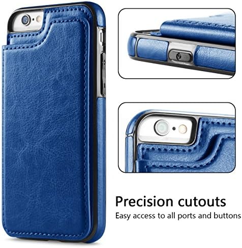 Torbica Hoofur za iPhone 6s Plus, torbica za iPhone 6 Plus, приталенный kožna torbica-novčanik premium klase za iPhone 6 Plus s pretincima