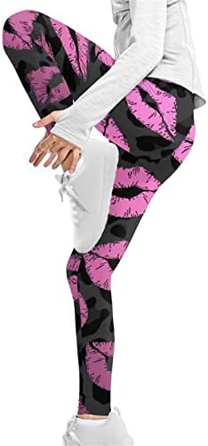 DeePrinter djevojke gamaše pune duljine rastezljive joge hlače visokog struka bešavne sportske tajice