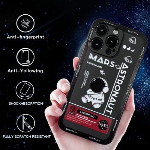 Suimitao za iPhone 13 Pro Max Case Slatka astronauta Crtani kompatibilni s iPhoneom 13 Pro Max CASE SPACE COOL DIZAJN KASE TELEFON