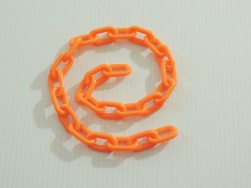 1.5 Dugi dijelovi igračaka narančastih plastičnih lanaca 2 '