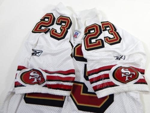 2002 San Francisco 49ers Jimmy Williams 23 Igra izdana White Jersey 42 DP29226 - Nepotpisana NFL igra korištena dresova