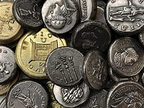 Rimske kovanice mesing srebrne antikne zanate Strane prigodne kovanice nepravilna veličina tip 46