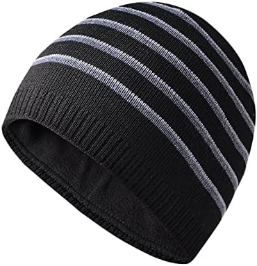 Ženski šešir pletena pruga šešir šešir šešir pulover Muška i čvrsta pređa toplo i šešir kupola košarica s kuglica