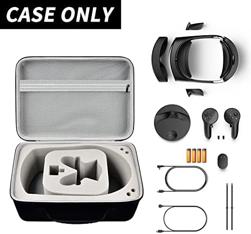 Slučaj za putovanje kompatibilan s Meta/Oculus Quest Pro VR slušalicama i kontrolerima dodira - prijenosna torba za nošenje za punjenje