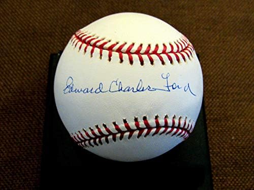 Whitey Ford Edward Charles 1961. WSC NY Yankees Hof Potpisan Auto OML bejzbol JSA - Autografirani bejzbol