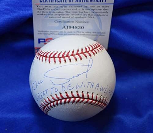 Luis tiant PSA DNA Weiners Autogram Major League OML potpisao bejzbol - Autografirani bejzbols