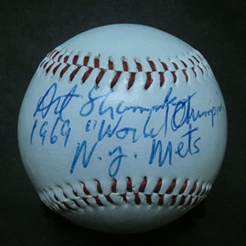 Art Shamsky 1969. prvakinja Mets potpisao je bejzbol s JSA CoA - Autografirani bejzbol