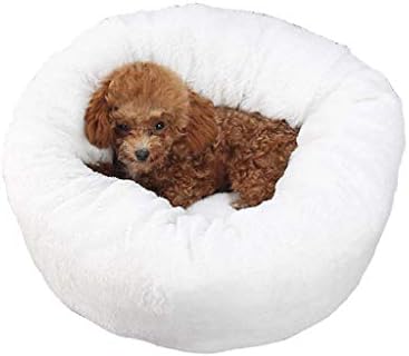 Mmawn luksuzni krevet za pse s pokrivačem za toplinu i sigurnost - nudi potporu za glavu, vrat i zglobove - strojno pranje, dno otporno