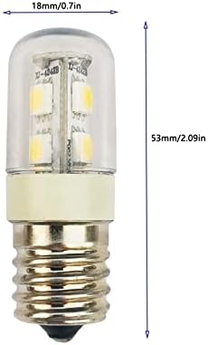 LED svjetiljka od 1 vata 1 vata 10 vata 10 vata ekvivalentna žarulja za hladnjak 917 Srednja Baza hladno bijela 6500 mm noćne žarulje