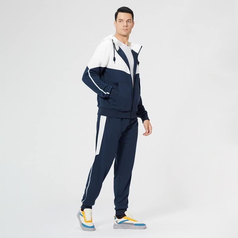 Muškarci tracksuit Set Cotton Sweat muški dvodijelni odijelo Treniske za trenirke za fitnes jogging sportska odjeća