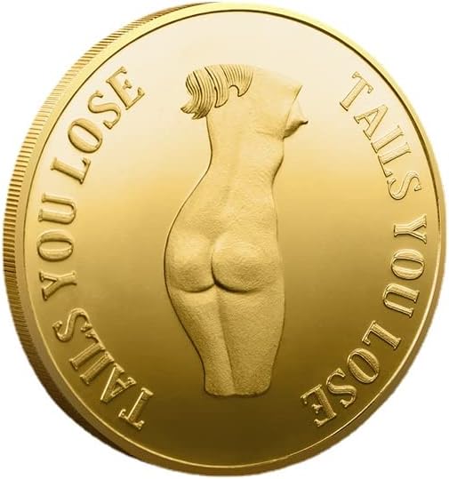 Janzenova tvornica sretna novčića glava i rep Challenge Coin seksi djevojka zrela zlatna igračka poklon zlato zlato izazov novčić,