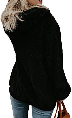 Dokotoo Womens 2023 Modna nejasna topla ležerna kapuljača s kapuljačama s džepovima s džepovima vanjska odjeća s-xxl