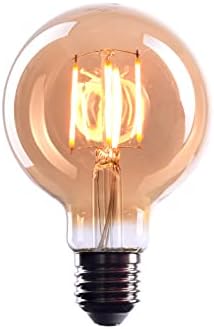 Edison ALBOE LED lampa s postoljem 927 / Zatamnjiva 4 vata topla bijela 2200k 230V 804 / antička rasvjeta sa žarnom niti u retro vintage