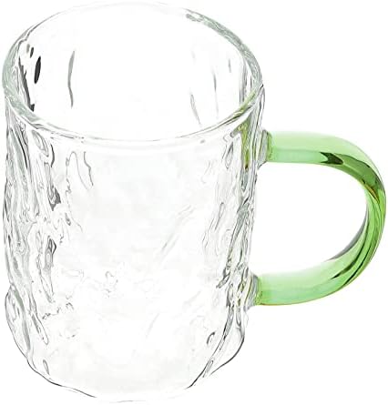 Upkoch 4pcs utisnuta bar, pokloni ured latte šalica čokoladna ručka za piće: naočale za kristalni koktel pribor za pribor koji piju