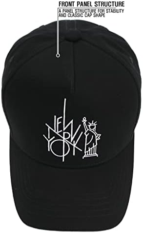 Flipper NY NYC New York City Statup Liberty logotip Strukturirani pamučni kuglani kapica za bejzbol kapu Podesivi Snapback šešir