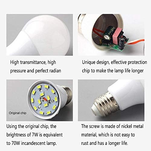 Niskonaponske LED žarulje od 12 inča-neutralne 7 vata, pakiranje od 6 komada