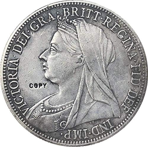 Velika Britanija 1898. 1 kruna - Victoria 3. portret Kopiranje kovanica Kopirajte ukrase Zbirke poklona