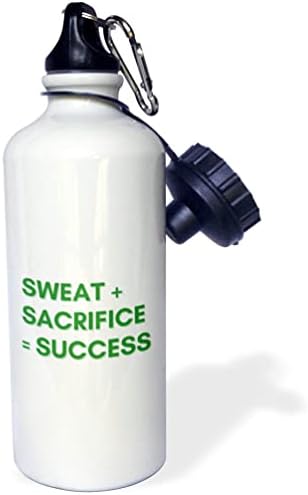 3Drose nogometni tekst znoja plus žrtvovanje jednak je uspjehu - boce s vodom