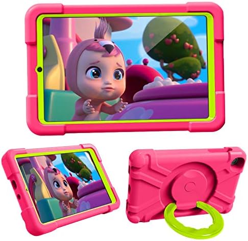 Tablet za nošenje otopine za djecu Poklopac kompatibilan sa Samsung Galaxy Tab A T307 8.4, sa sklopivim postoljem za ručicu, rotirajućim