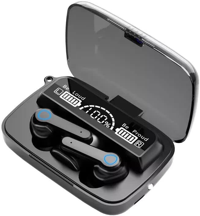 Za TCL 20L+ True bežične ušice Bluetooth 5.1 Slušalice Kontrola dodira s LED futrolom za punjenje digitalnog zaslona, ​​uši za uklanjanje