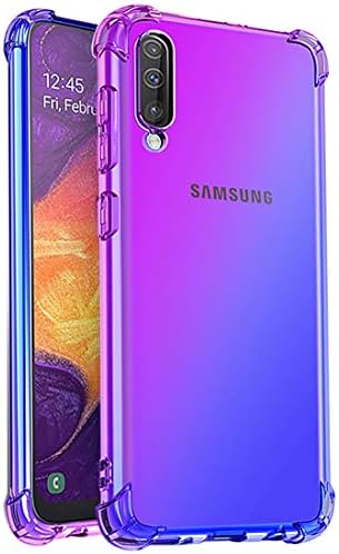 UEOKEIRD Galaxy A50 futrola, Clear Slatki gradijent Galaxy A50 futrola za telefon Slim Anti Scratch Fleksibilni poklopac TPU Ojačanih