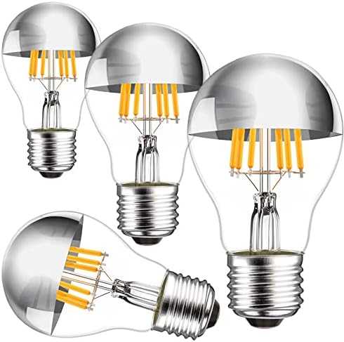 Polu-kromirana žarulja od 6 vata, prigušiva u obliku slova 919 u obliku slova 2700, Topla bijela ukrasna Edison led žarulja, žarulja
