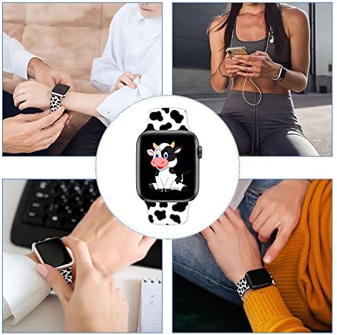 Gledajte opseg kompatibilni s Apple Watch 38 mm 40 mm 42 mm 44 mm narukvice Silikonski pametni sat zamjenjivi remen za IWatch seriju