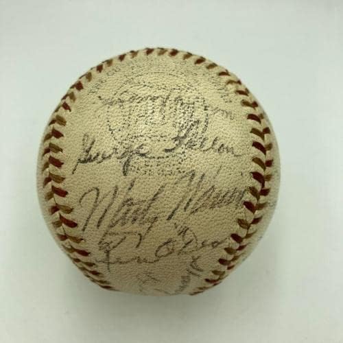 1943. St. Louis Cardinals tim potpisao je bejzbol baseball COA Nacionalne lige - Autografirani bejzbol