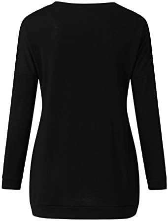 Raglan rukavi Žene ležerni okrugli vrat dugi rukav pulover vrhovi s dugim rukavima majica