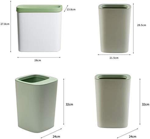 Bucket bucket, unutarnje kante za smeće u spavaćoj sobi uređaj za odlaganje otpada u zatvorenom prostoru plastična kanta za papir bez