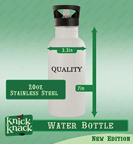 Knick Knack Pokloni birdpepper - 20oz hashtag od nehrđajućeg čelika Vanjska boca vode, srebro