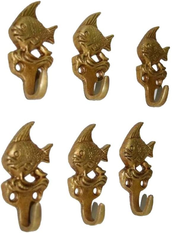 UniqueBazar4u zlatna riba dizajna kuka zidna mesingana kravata kuka Kuhinja kuhinja zidna riba ukras