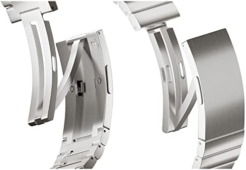 LDFAS Titanium Band kompatibilan za Apple Watch Ultra Band 49 mm titanij metalni remen sa zakrivljenom kopčom kompatibilnom za Apple