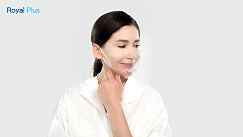 GIBBOOM Kraljevski Plus kuhar Plastični Uniseks prozirni poklopac za usta protiv magle za lice, zaštita za usta, potpuna Stomatološka