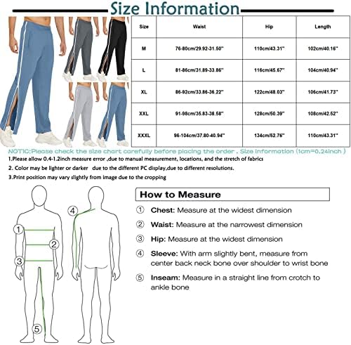Muške trenerke 2023 plus veličine smiješne bočne hlače za patentne zatvarače klasične labave ležerne hlače vanjske osnovne hlače