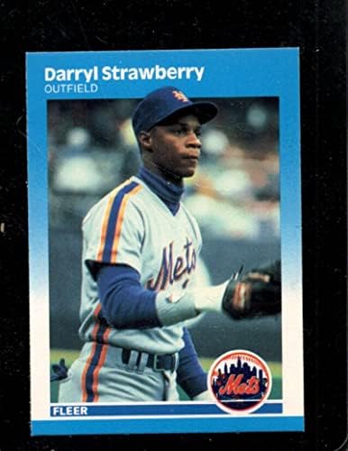 1987. Fleer 23 Darryl Strawberry Nmmt Mets