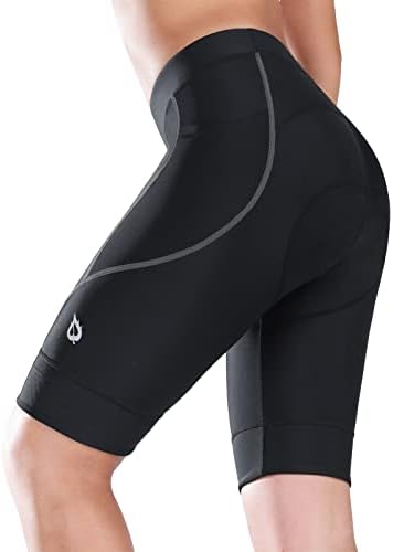 Baleaf podstavljeni biciklističke kratke hlače Žene 4D Padding biciklističke kratke hlače biciklističke džepove UPF50+