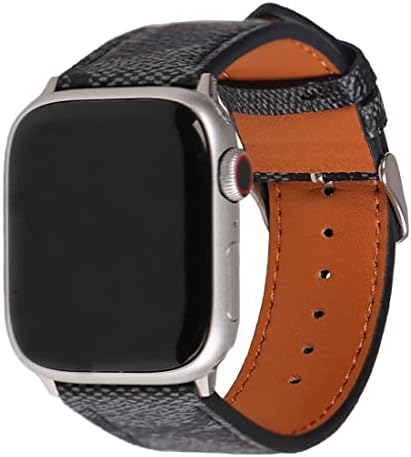 Dizajnerski luksuzni pojas kompatibilan s Apple Watch Iwatch pojasevima 38 mm 40 mm 41 mm/42 mm 44 mm 45 mm muškarci muškarci, kožni