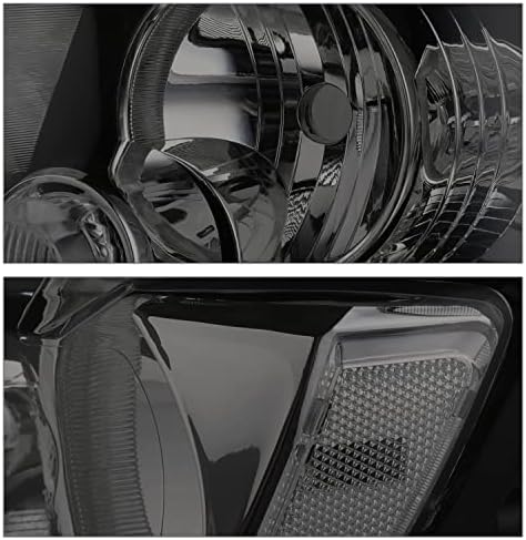 Par hromirano kućište od hroma dimne leće prozirna Kutna prednja svjetla kompatibilna su s lijevim i desnim prednjim svjetlima na vozačevoj