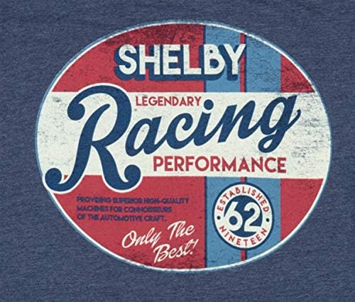 Shelby Legendary Racing Performance Mornarske majice | Službeno licencirani Shelby® proizvod | 50% pamuka, 50% poliester