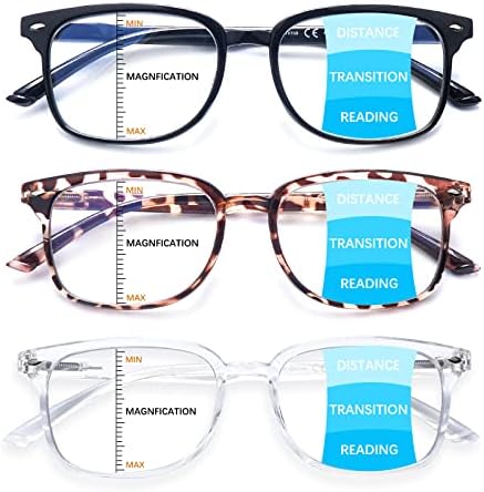 Progresivne multifokalne naočale za čitanje protiv plavog svjetla za žene i muškarce, modni okvir za naočale