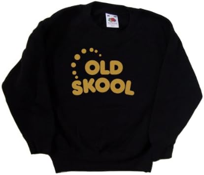 TeetReedesigns Old Skool Crna Kids Twimshirt