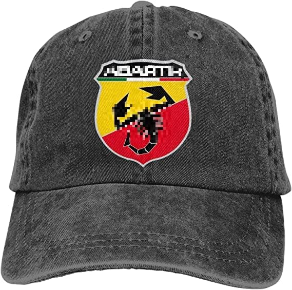 Vintage kaubojski šešir s logotipom za muškarce i žene u crnoj boji