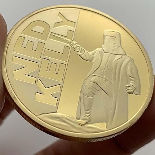 Australski Ned Kelly kolekcionarski zlatni suvenir kolekcija Kelly Gang kolekcija basso-relievo Commemorativni novčić