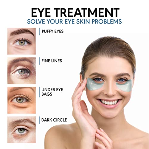 Organska kozmetika ispod očiju za otekline-hijaluronska kiselina i kolagen-maska ispod očiju za podočnjake, podočnjake, fine linije-duboka