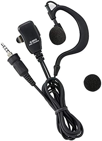 Alinco EME-764MA slušalice za uši, mikrofon, 1-pinski, 4-polni vodootporni čep